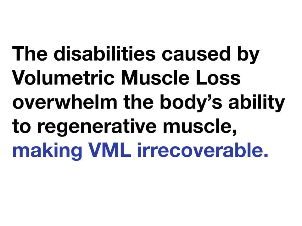 Volumetric Muscle Loss illustration